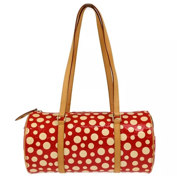 Louis Vuitton Red Vernis Dot Infinity Papillon Handbag - Picture 1 of 10